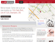 Tablet Screenshot of bramaleaoptometry.com